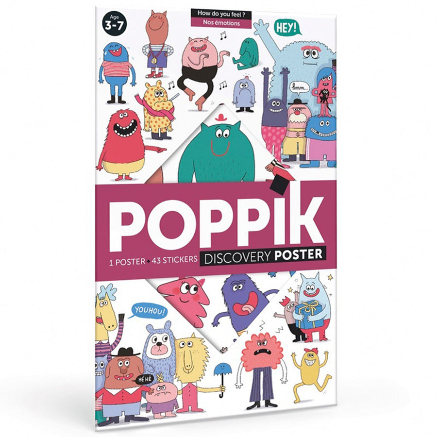 Gran Póster de Pegatinas "Las Emociones"
