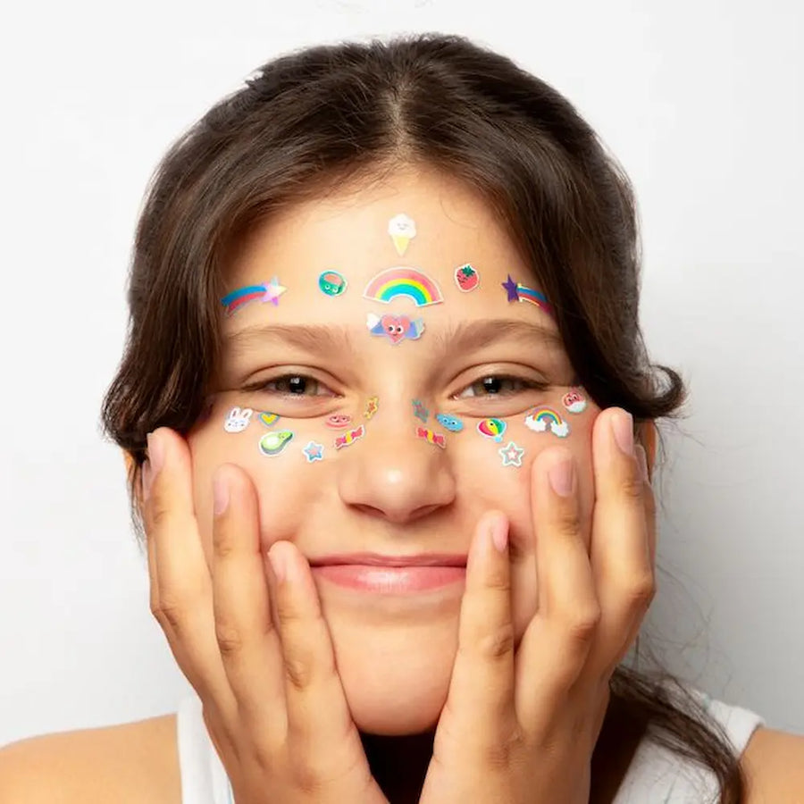 Pegatinas para cara KAWAII OMY