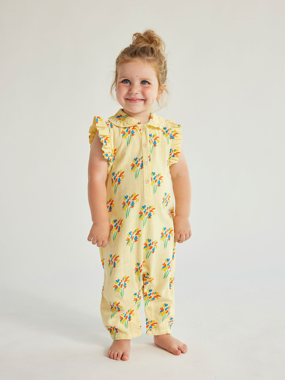 Bobo Choses Baby Fireworks all over woven overall