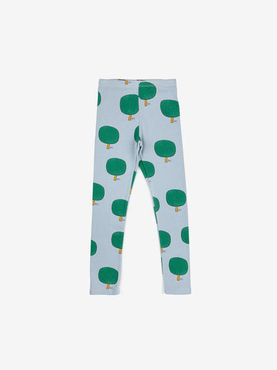 Bobo Choses green tree print leggings