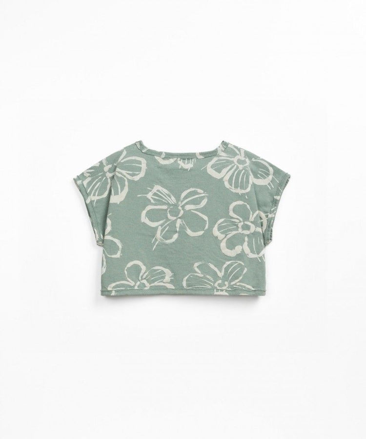 Camiseta jersey estampada