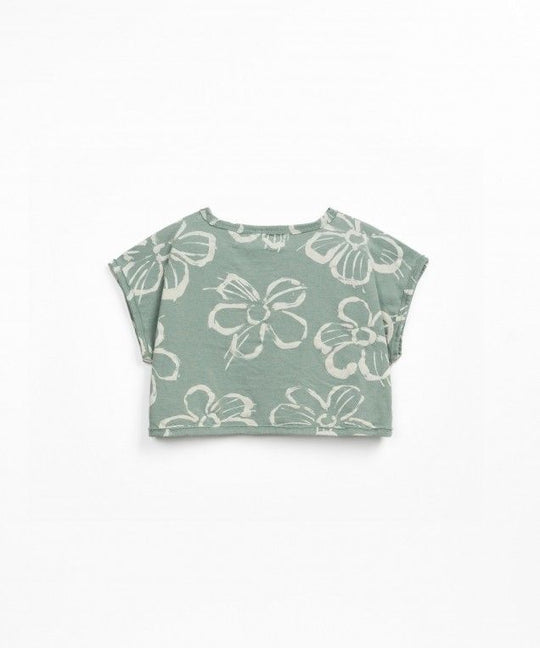 Camiseta jersey estampada