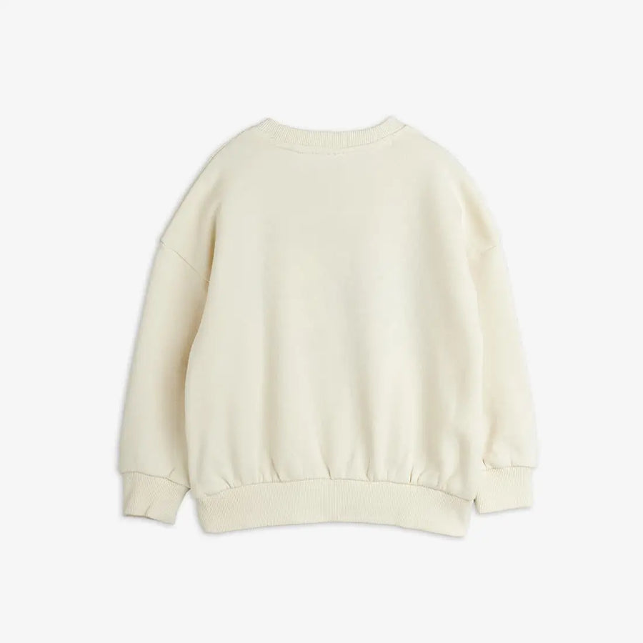 Sudadera ecru E.T. Mini Rodini