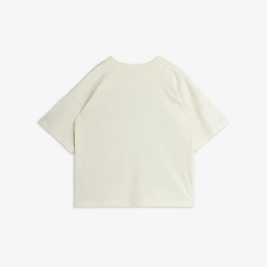 Camiseta blanca con bordado de E.T. Mini Rodini