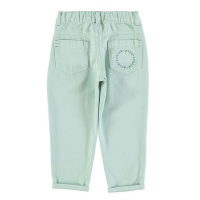 Piupiuchick pantalón verde claro mom fit