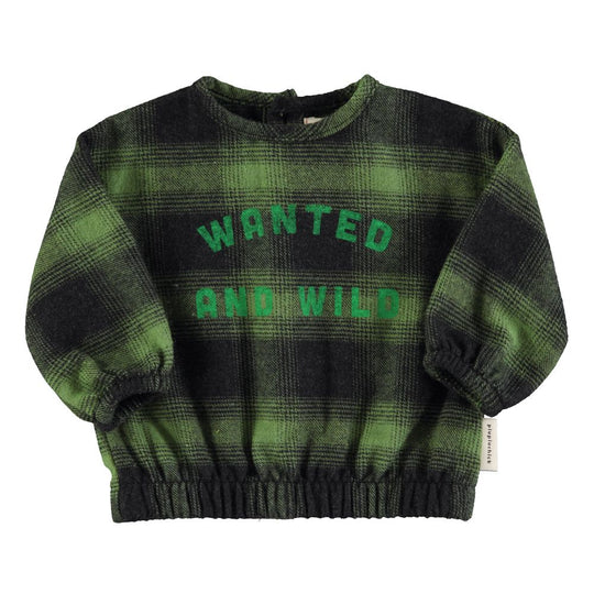 Green and black checkered flannel shirt Piupiuchick