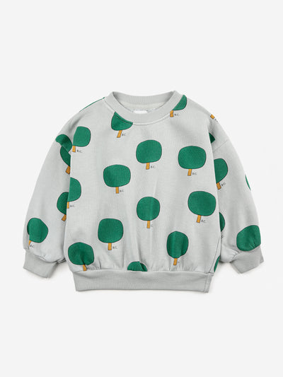 Bobo Choses green tree print sweatshirt