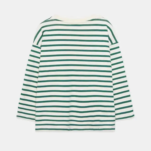 Stripped Winter Garden Long Sleeve T-Shirt