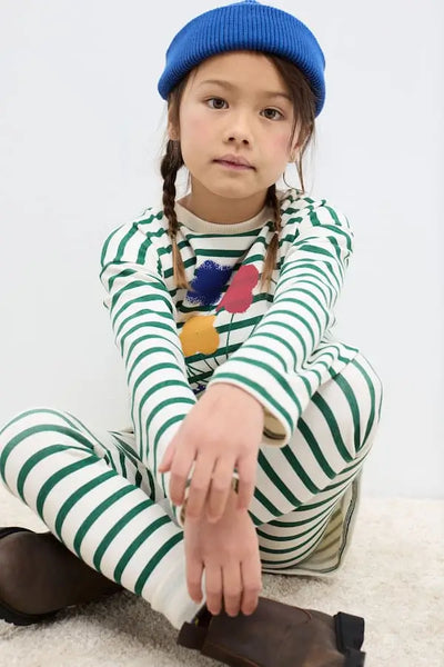 Winter Garden Striped leggins Weekend House Kids