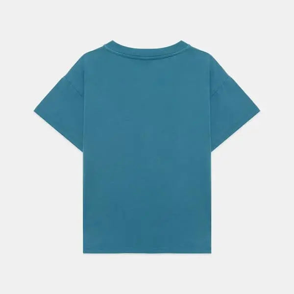 Camiseta verde de manga corta, vista atrás, Weekend House Kids.