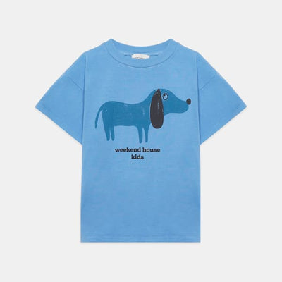 Blue Dog Weekend House Kids T-shirt