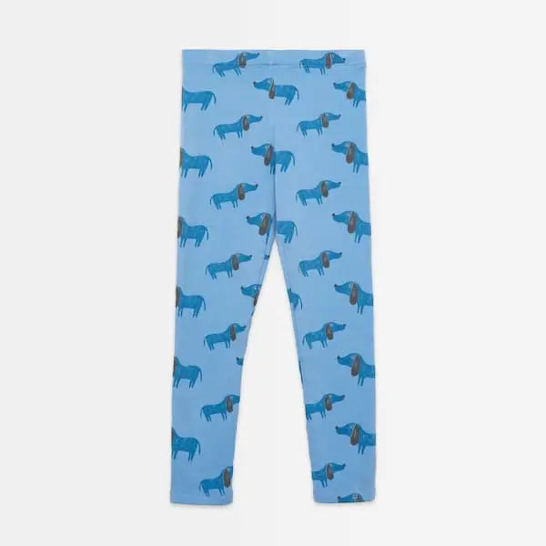 Blue Dog All Over Weekend House Kids Leggings