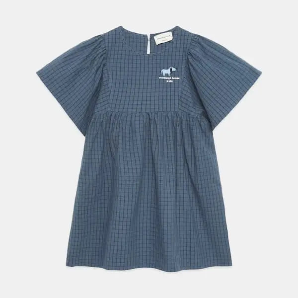 Blue Dog Butterfly Weekend  House Kids Dress