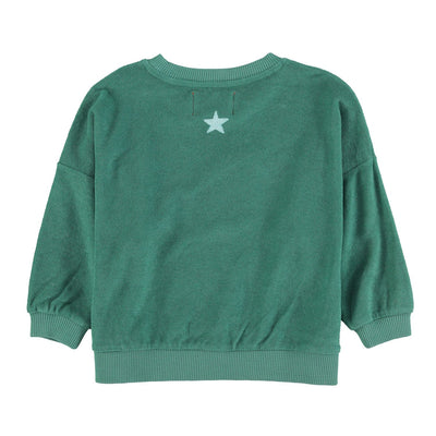 Sudadera | verde con estampado / "camp tapawingo" Piupiuchick