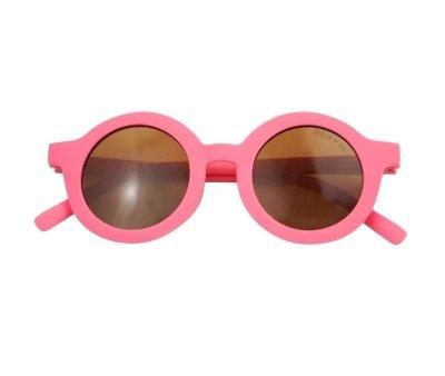 Grrech&co ORIGINAL ROUND | BENDABLE & POLARIZED SUNGLASSES - BUBBLE GUM