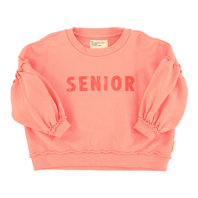 Sudadera | rosa con estampado "senior" Piupiuchick