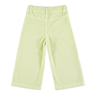 Piupiuchick flared trousers | lime green