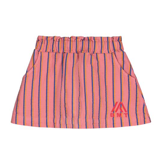 Mini skirt vertical stripes