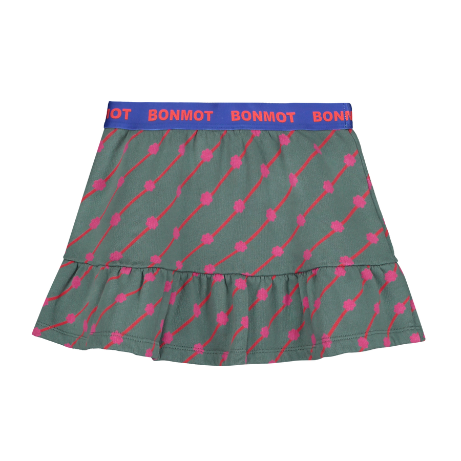 Falda corta flowers all over Bonmot