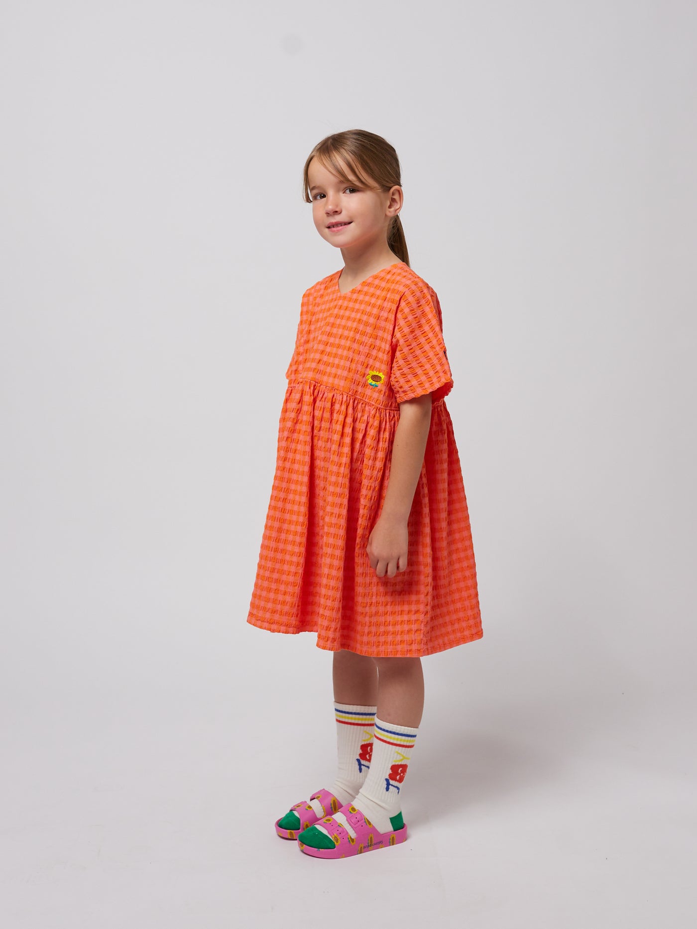 Vestido tejido Vichy Bobo Choses