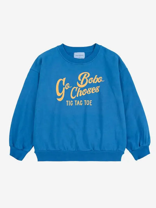 Sudadera con capucha Go de la marca Bobo Choses colección otoño invierno 2025 moda sostenible.