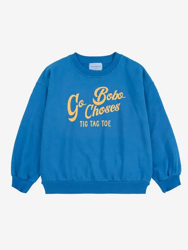 Sudadera con capucha Go de la marca Bobo Choses colección otoño invierno 2025 moda sostenible.
