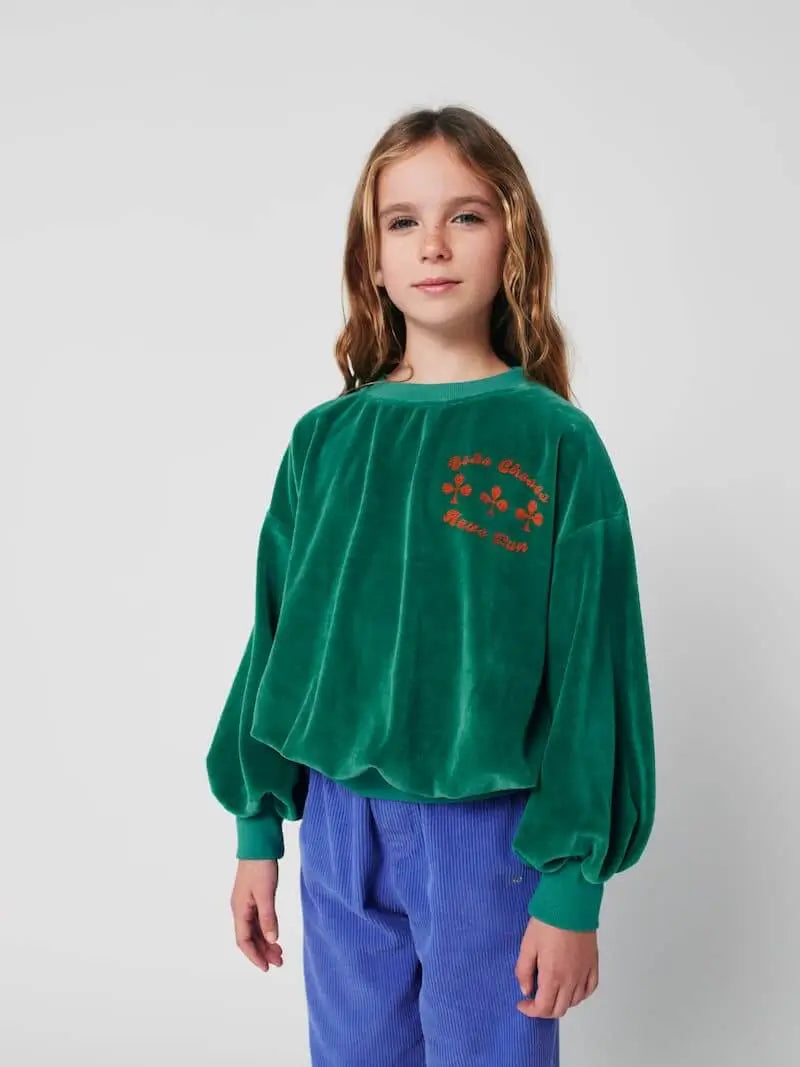 Have Fun velvet sweatshirt  Bobo Choses