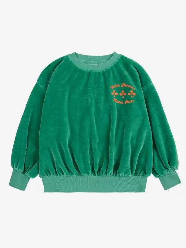 Have Fun velvet sweatshirt  Bobo Choses