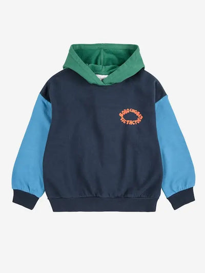 Sudadera con capucha Color Block Tic Tac Toe Bobo Choses