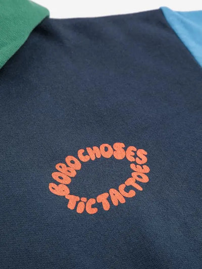 Sudadera con capucha Color Block Tic Tac Toe Bobo Choses