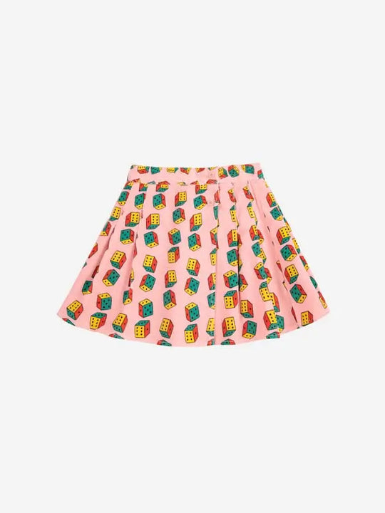 Falda de pana con estampado Dices all over de la marca Bobo Choses.
