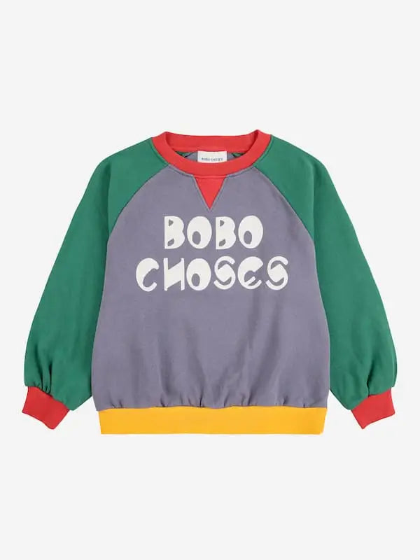 Sudadera raglan color block Bobo Choses