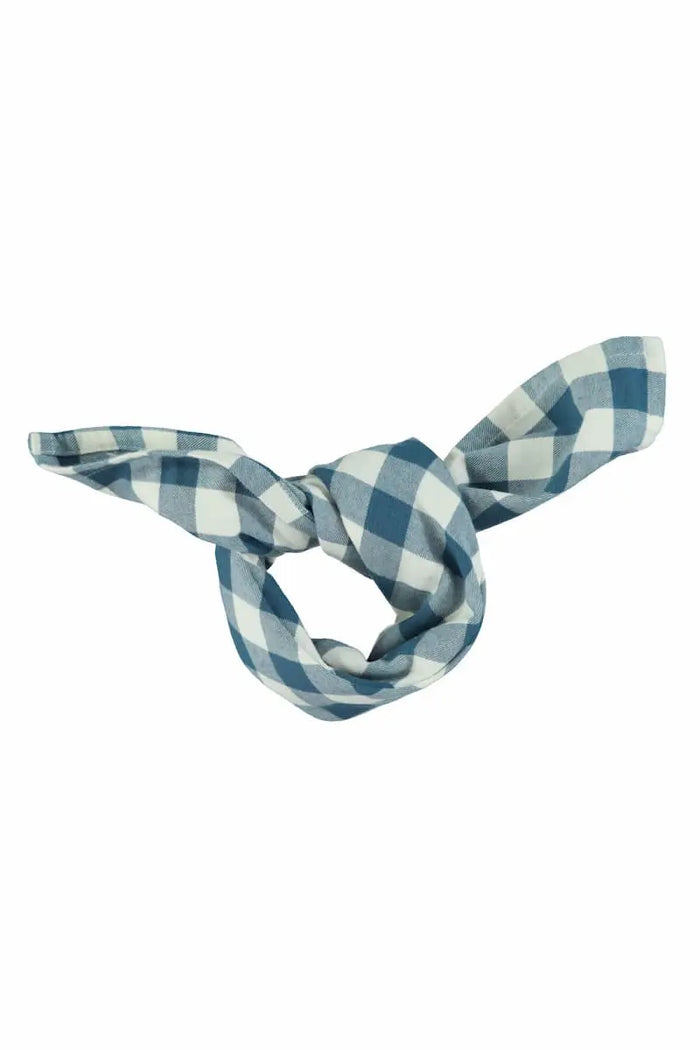 Bandana | cuadros blanco y azul Piupiuchick