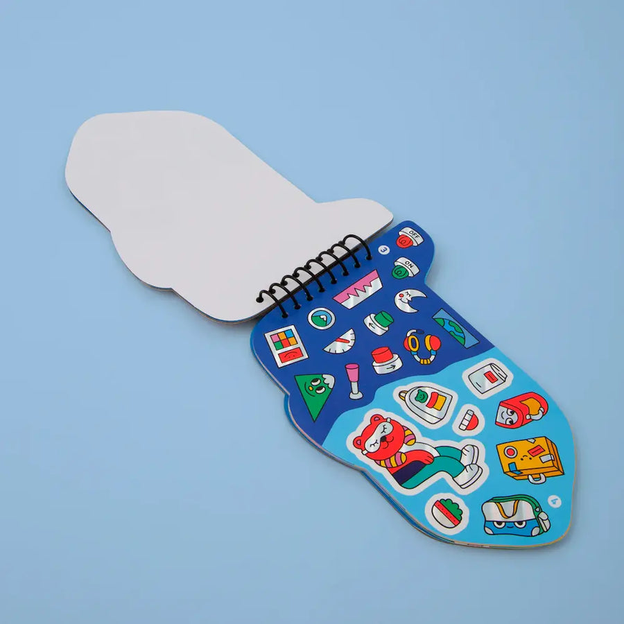 Libreta de pegatinas VROOM OMY