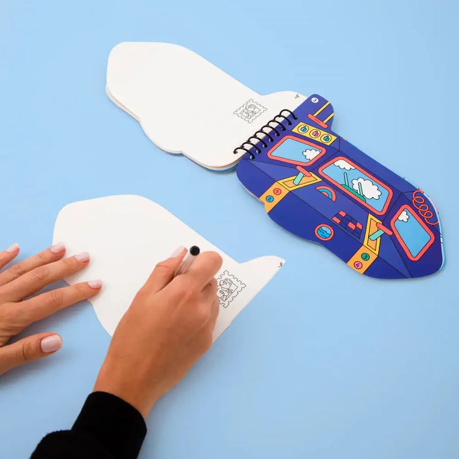 Libreta de pegatinas VROOM OMY