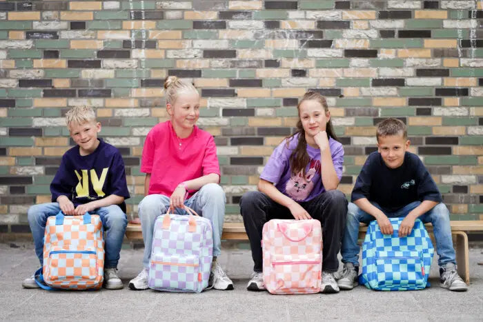 Mochila de cuadros Yummy Lilac Engel