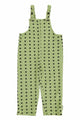 Peto verde pistachio con estampado de estrellas negras de Piupiuchick.