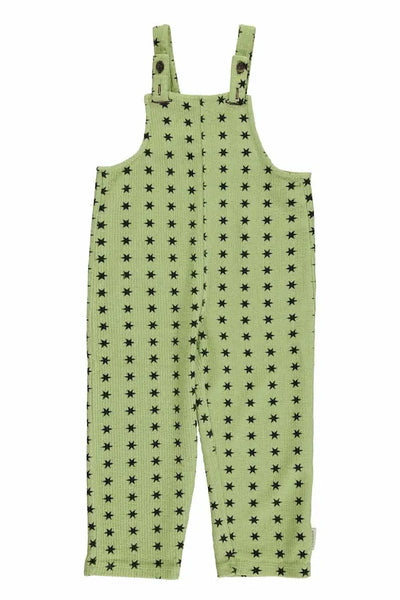 Peto verde pistachio con estampado de estrellas negras de Piupiuchick.