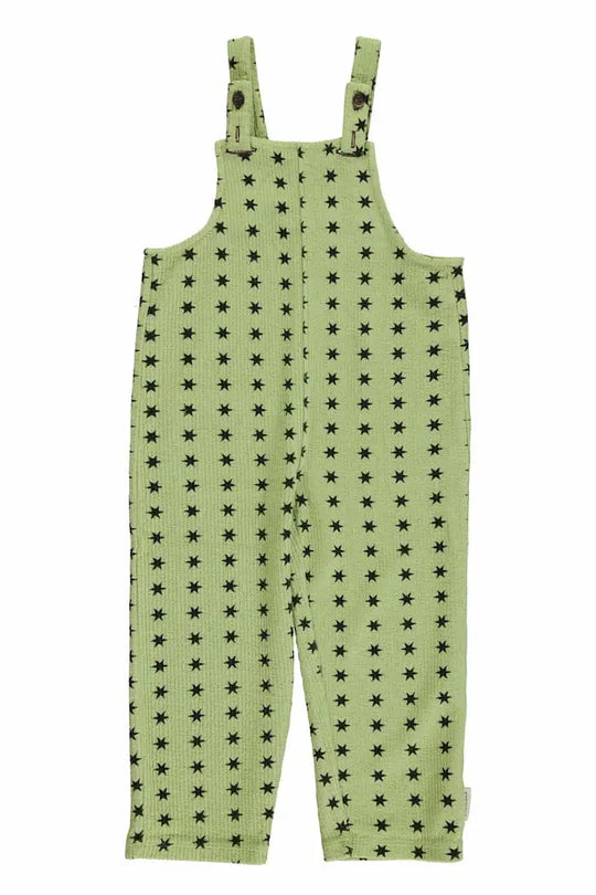 Peto verde pistachio con estampado de estrellas negras de Piupiuchick.