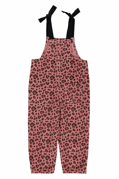 Vista trasera de peto rosa con animal print de Piupiuchick. 