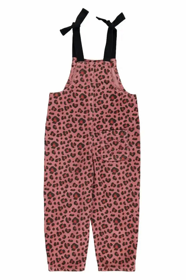 Vista trasera de peto rosa con animal print de Piupiuchick. 