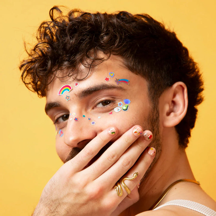 Pegatinas para cara KAWAII OMY