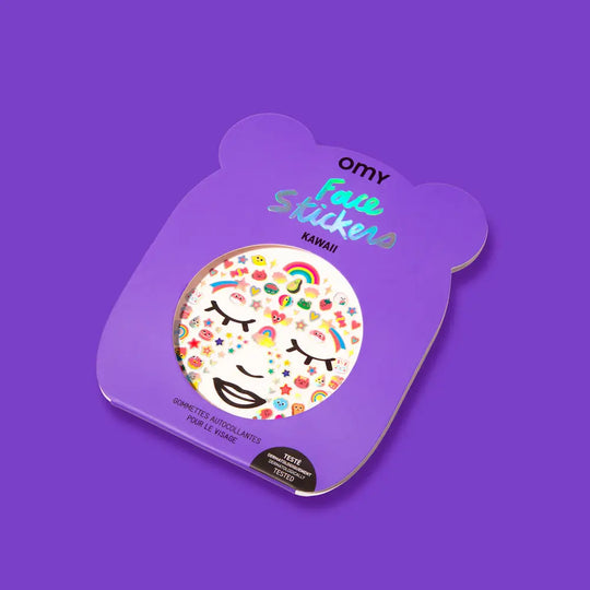 Pegatinas para cara KAWAII OMY