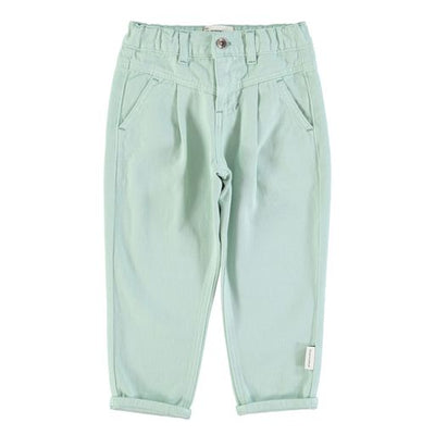 Piupiuchick pantalón verde claro mom fit