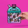 Pegatinas Big Bubble Tea Omy