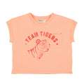 Camiseta rosa con texto "team tigers" de Piupiuchick
