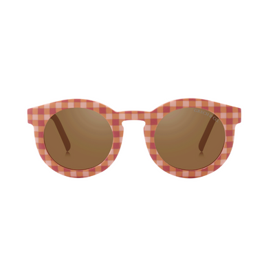 Grech&Co CLASSIC BENDABLE & POLARIZED SUNGLASSES | SUNSET GINGHAM 3-8y