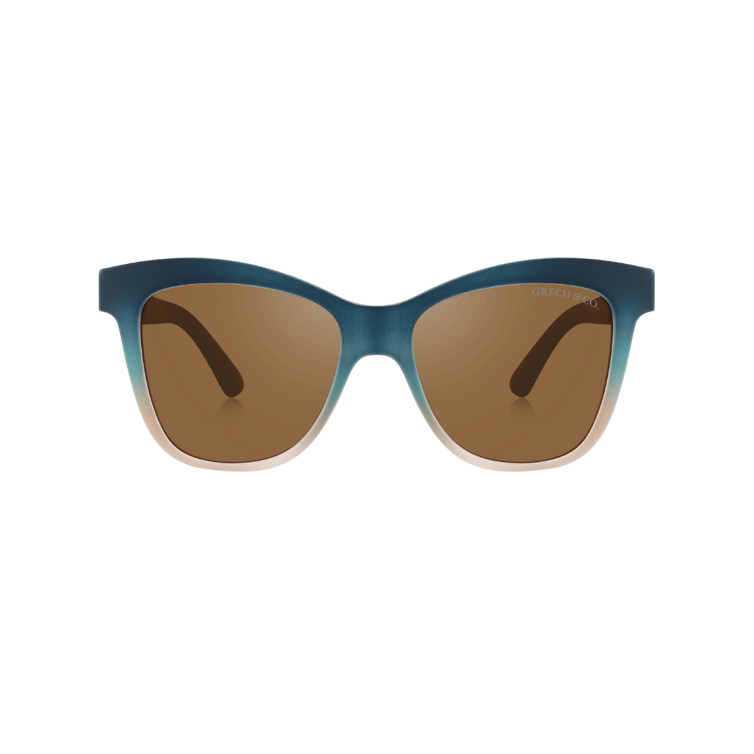 Grech&Co ICONIC WAYFARER OMBRE | POLARIZED SUNGLASSES | DESERT TEAL OMBRE 9-14y
