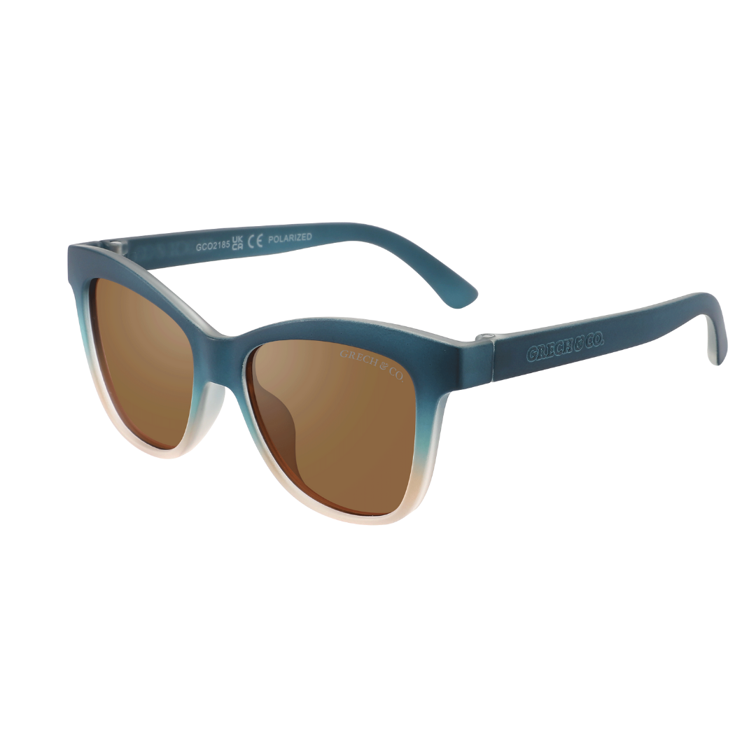 Grech&Co ICONIC WAYFARER OMBRE | POLARIZED SUNGLASSES | DESERT TEAL OMBRE 9-14y