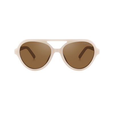Grech&Co Gafas de Sol Aviator Polarizadas Creamy White (3-8 años)